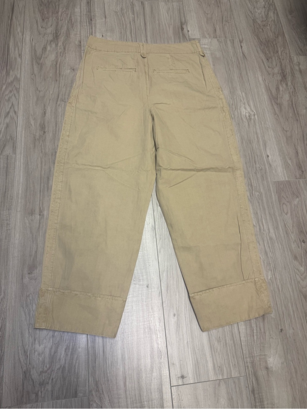 Anthropologie High-Cuff Tan Chino Pants - Picture 5 of 8
